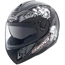 CASCO CABERG V2 407 HELLRACER II MATT BLACK/ ANTRACITE XL